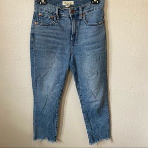 Madewell Perfect Vintage Crop Jeans Sz 25P Ainsworth Color